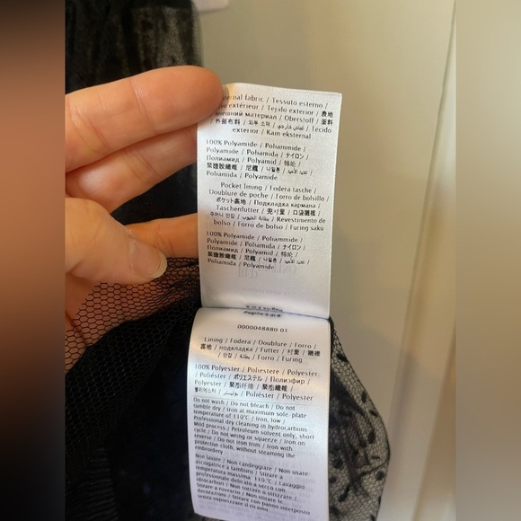 REDValentino Valentino Rhinestone-Embellished Black Tulle Mini Dress – Size 44 - Picture 14 of 16